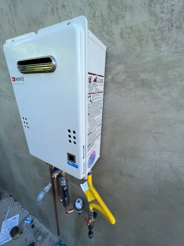 Tankless water heater installation for Sand Patch homes